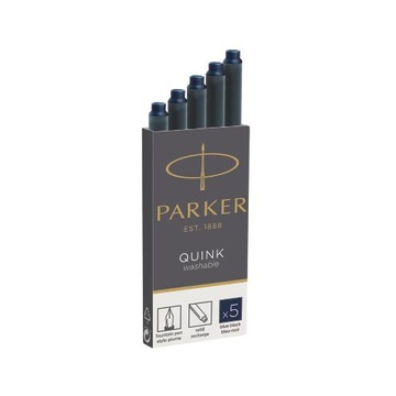 Parker 1950385 ricaricatore di penna Nero, Blu 5 pezzo(i)