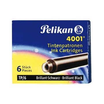 Pelikan TP/6 Ricaricatore di penna Nero 6 pezzi