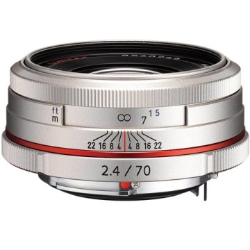 Pentax HD DA 70mm f/2.4 Limited Edition Silver