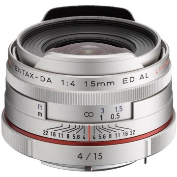 Pentax HD DA 15mm f/4.0 ED AL Limited Edition Silver