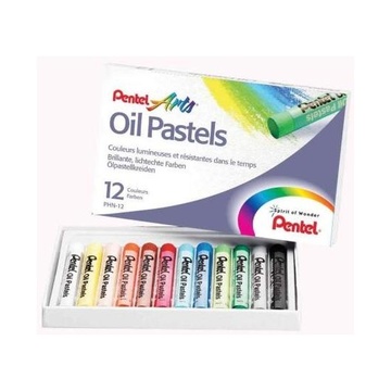 Pentel 0100524 pastello Oil pastel Multicolore 12 pezzo(i)