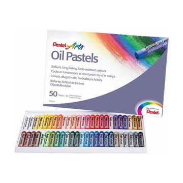 Pentel 0100526 pastello Oil pastel Multicolore 50 pezzo(i)