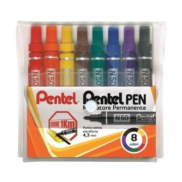 Pentel N50-8 evidenziatore 8 pezzi Multi Tipo di punta