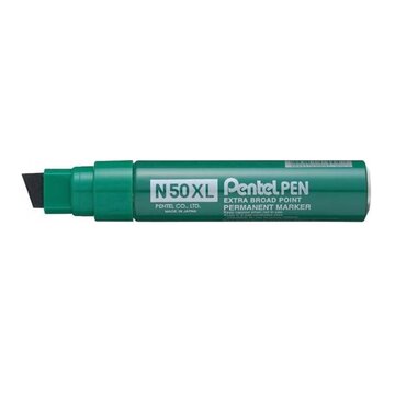 N50xl marcatore permanente punta smussata verde 6 pz