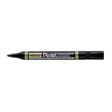 Pentel N850 Marcatore permanente Nero 12 pezzi