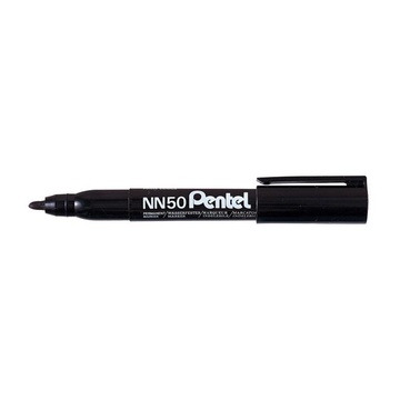 Pentel NN50 Marcatore permanente Nero 12 pezzi