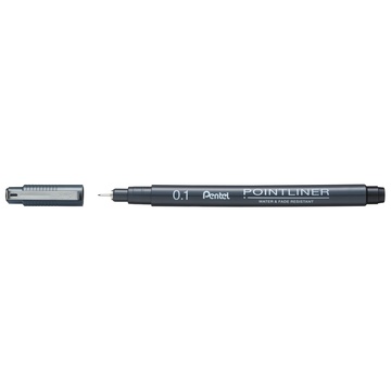 Pentel Pointliner Nero Penna a sfera 12 pezzo(i)