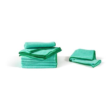 Perfetto Ultrega Strofinaccio Poliammide, Poliestere Verde 10 pz