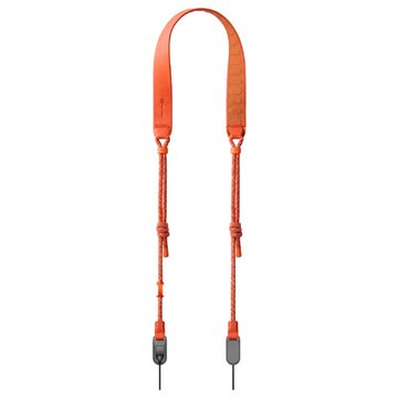 Camera shoulder strap air vibrant orange con quick release