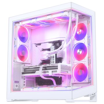 PHANTEKS NV Series NV9 E-ATX, vetro temperato, ARGB - bianco white