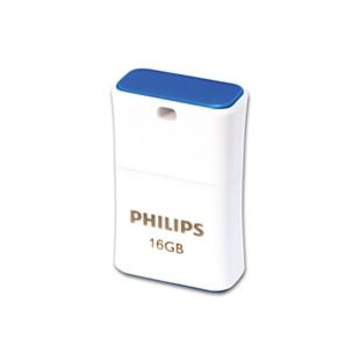 Philips FM16FD85B/00 USB 16 GB USB A 2.0 Blu, Bianco