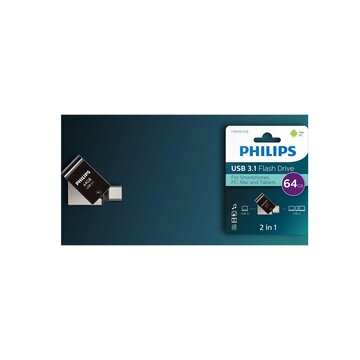 Philips FM64DC152B/00 64 GB USB C 3.2 Gen 1 (3.1 Gen 1) Nero