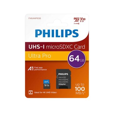Philips FM64MP65B 64 GB MicroSDXC UHS-I Classe 10