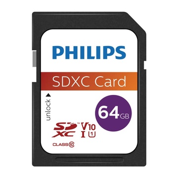 Philips FM64SD55B 64 GB SDXC Classe 10 UHS-I