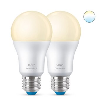 Philips WiZ Lampadina A60 E27 x2