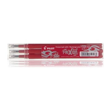 Pilot FriXion Ball ricaricatore di penna 3 pezzi Rosso