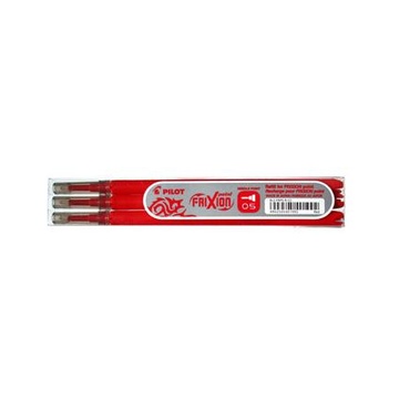 Pilot FriXion Point ricaricatore di penna 3 pezzi Rosso