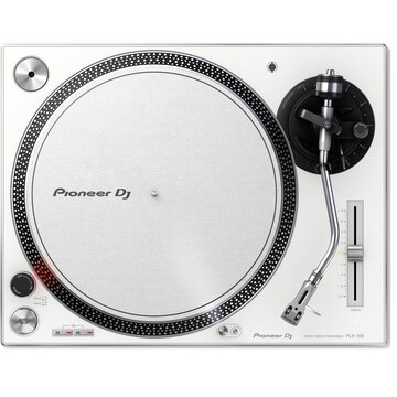 Pioneer DJ PLX-500-W Direct Drive Turntable, bianco