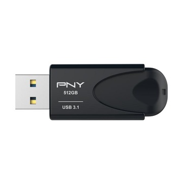 PNY Attache 4 Unità flash USB 512 GB USB A 3.2 Gen 1 Nero