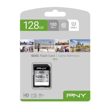 PNY Elite 128 GB SDXC Classe 10 UHS-I