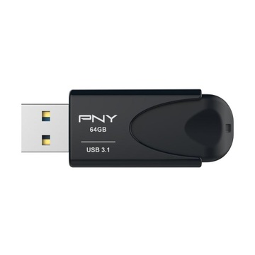 PNY FD64GATT431KK-EF USB 64 GB tipo A 3.2 Gen 1 Nero