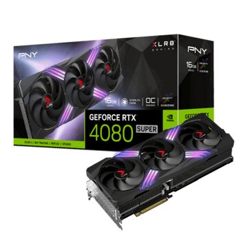 Geforce rtx 4080 super 16gb xlr8 gaming verto™ epic-x rgb overclocked triple fan dlss 3