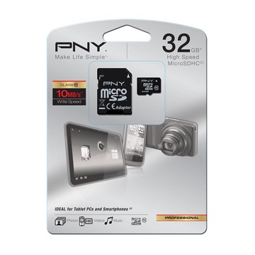PNY MicroSD 32 GB Classe 10