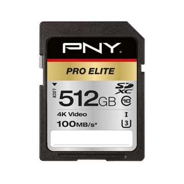 PNY PRO Elite 512 GB SDXC Classe 10 UHS-I