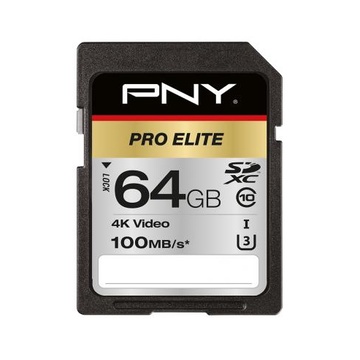 PNY PRO Elite 64 GB SDXC Classe 10 UHS-I