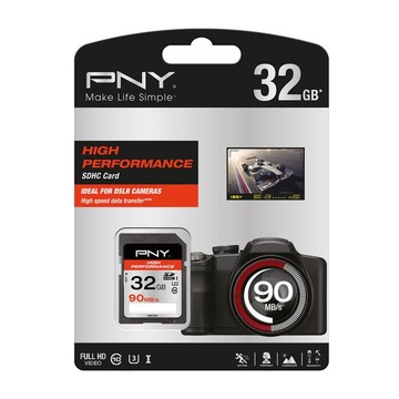 PNY SDHC 32GB High Performance 90MB/s