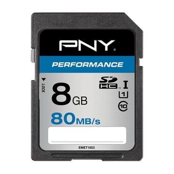 PNY SDHC 8GB Performance 80MB/s