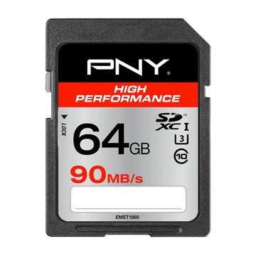 PNY SDHC 64GB High Performance 90MB/s