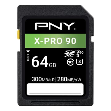 PNY SDXC 64GB X-PRO 90 Classe 10 U3 V90 UHS-II