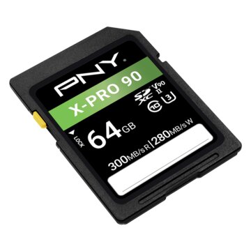 PNY SDXC 64GB X-PRO 90 Classe 10 U3 V90 UHS-II