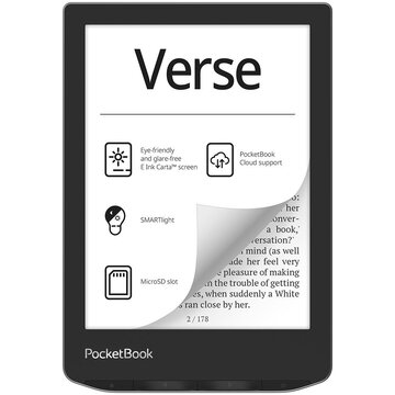 Verse lettore e-book 8 gb wi-fi grigio