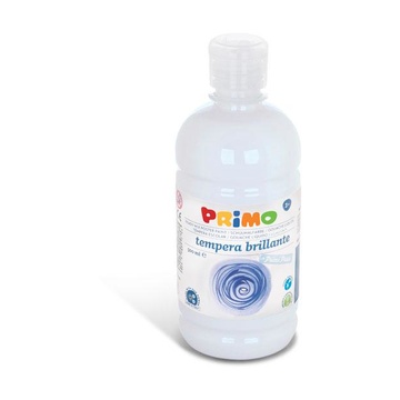 Primo 202BR500100 colore a tempera Bianco 500 ml Bottiglia