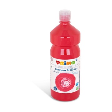 Primo 204BR1000300 colore a tempera Rosso 1000 ml Bottiglia