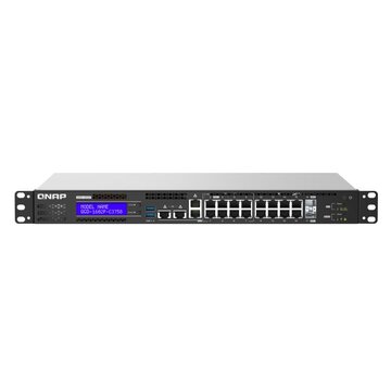 Qgd-1602p gestito l2 gigabit ethernet (10/100/1000) supporto power over ethernet (poe) 1u nero, grigio