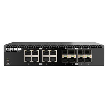 Qsw-3216r-8s8t switch di rete non gestito l2 10g ethernet (100/1000/10000) nero