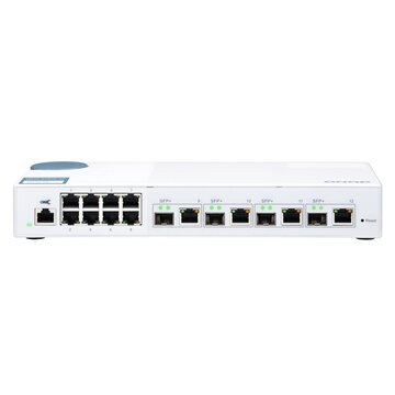 Qsw-m408-4c switch di rete gestito l2 gigabit ethernet (10/100/1000) bianco