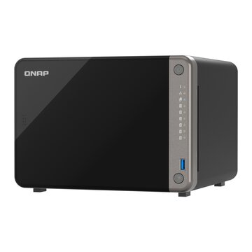 QNAP TS-AI642-8G server NAS e di archiviazione Tower Collegamento ethernet LAN Nero Cortex-A76