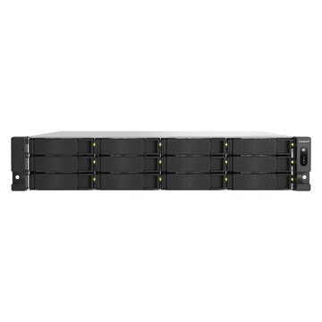 Ts-h1277axu-rp nas armadio (2u) collegamento ethernet lan nero e-2136