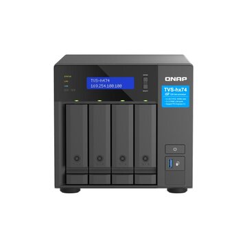 QNAP TVS-H474 NAS Tower Collegamento ethernet LAN Nero G7400