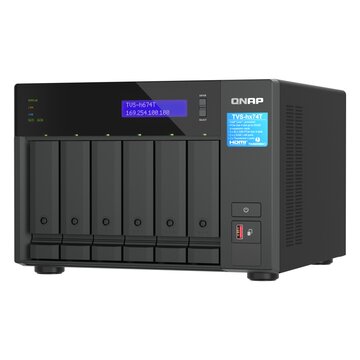 QNAP TVS-H674T-I5-32G server NAS e di archiviazione Tower Collegamento ethernet LAN Nero i5-12400