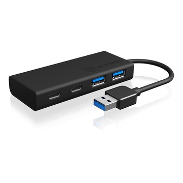 Ib-hub1426-u3 hub di interfaccia usb 3.2 gen 1 (3.1 gen 1) type-a 5000 mbit/s nero