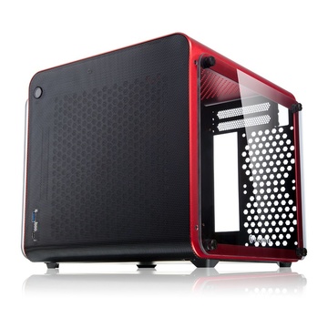 Metis evo tgs mini-itx vetro temperato rosso