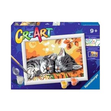 Ravensburger CreArt Autumn Kitties Colore per kit di verniciatura in base ai numeri