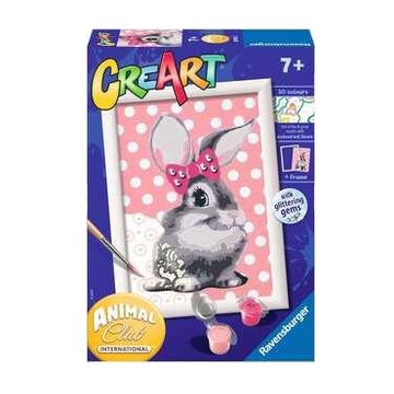 Ravensburger CreArt Cuddly Bunny Colore per kit di verniciatura in base ai numeri