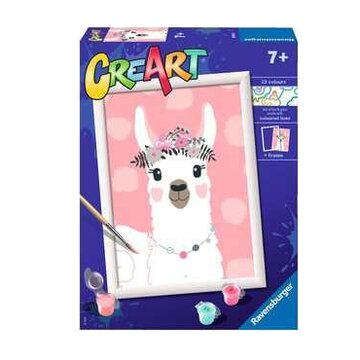 Ravensburger CreArt No Drama Llama Colore per kit di verniciatura in base ai numeri