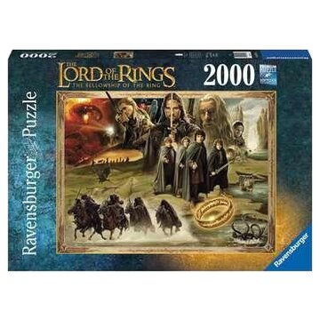 Ravensburger Lord of the Rings: The Fellowship of the Ring Puzzle di contorno 2000 pz Televisione/film